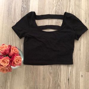 Adorable Black Crop